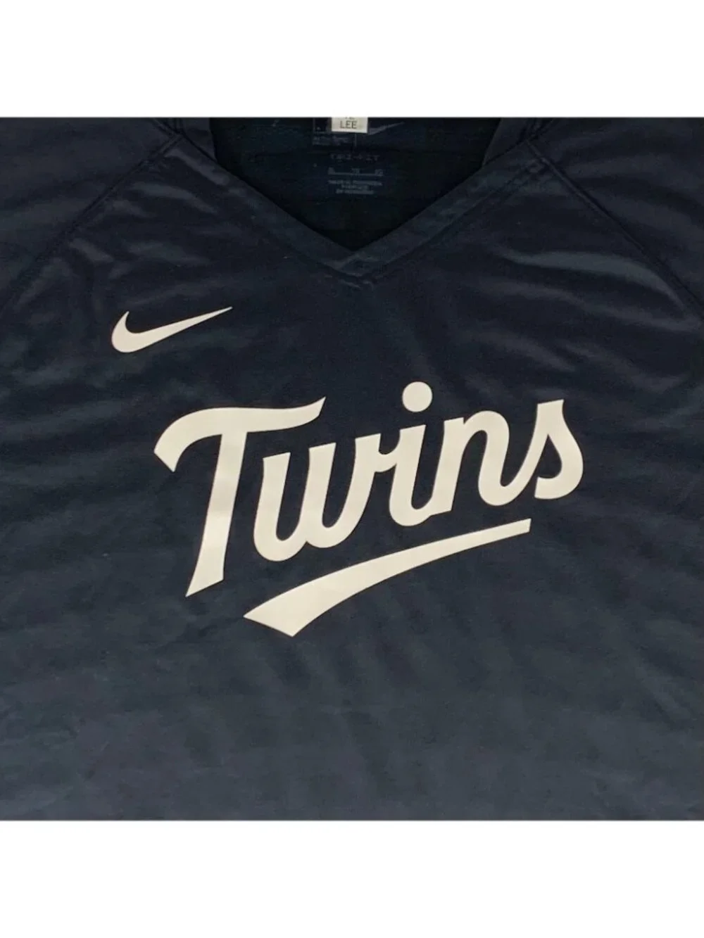 Minnesota Twins MLB Navy Blue Nike Baseball Pullover Jersey Shirt Mens XL